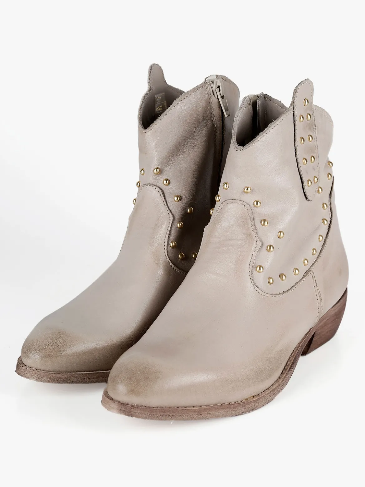 Solada Stivaletti in pelle donna con borchie