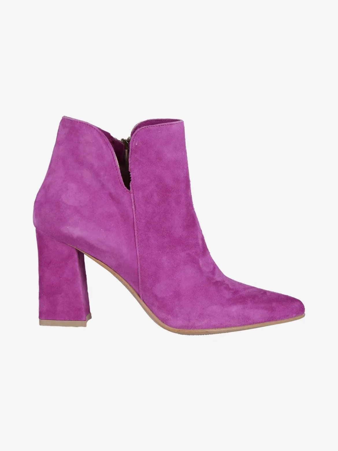 Solada Stivaletti in pelle scamosciata a punta