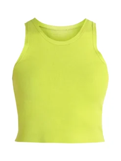 Solada Top cropped donna in maglia