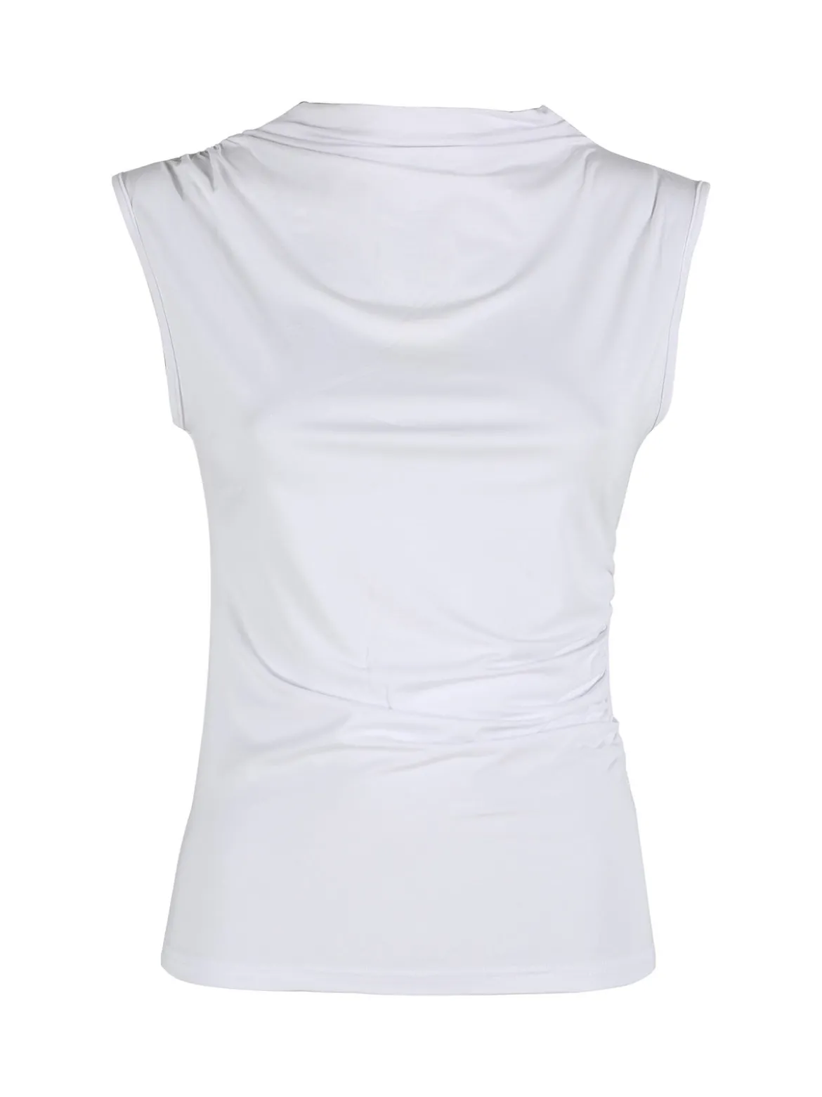 Solada Top donna accollato - bianco