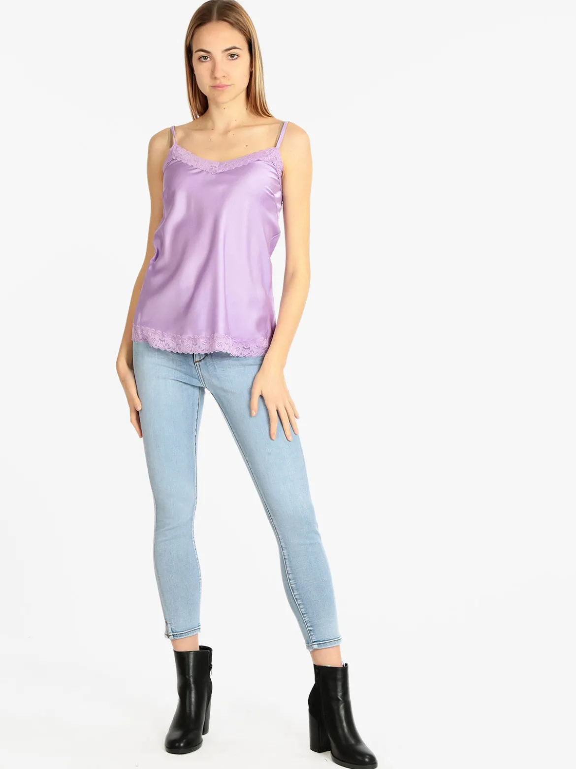 Solada Top donna con pizzo