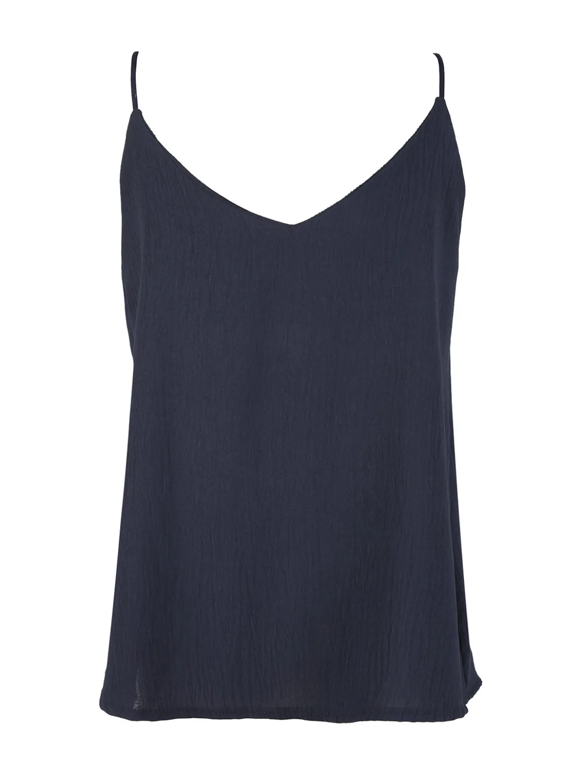 Solada Top donna con spalline sottili e scollo V - blu scuro
