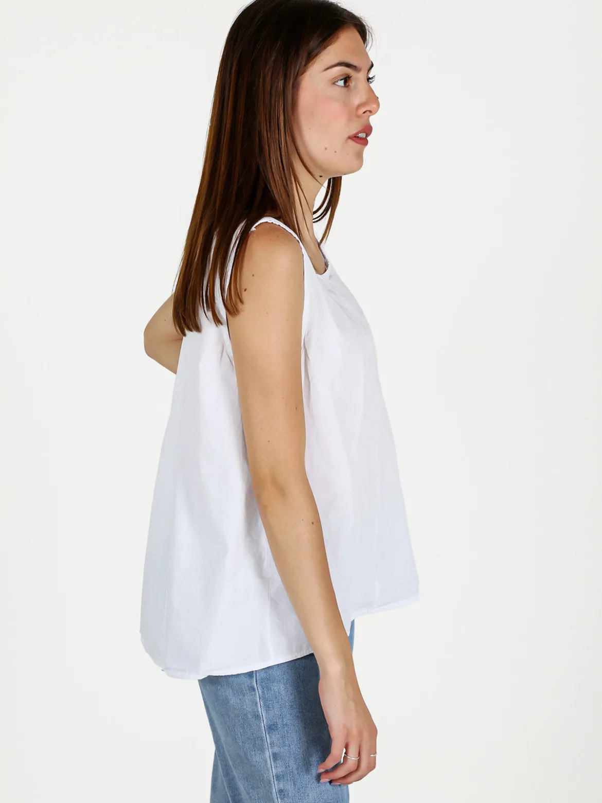 Solada Top donna oversize in cotone