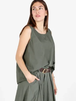 Solada Top donna oversize in cotone