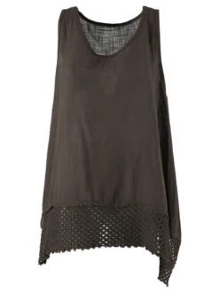 Solada Top donna oversize in cotone