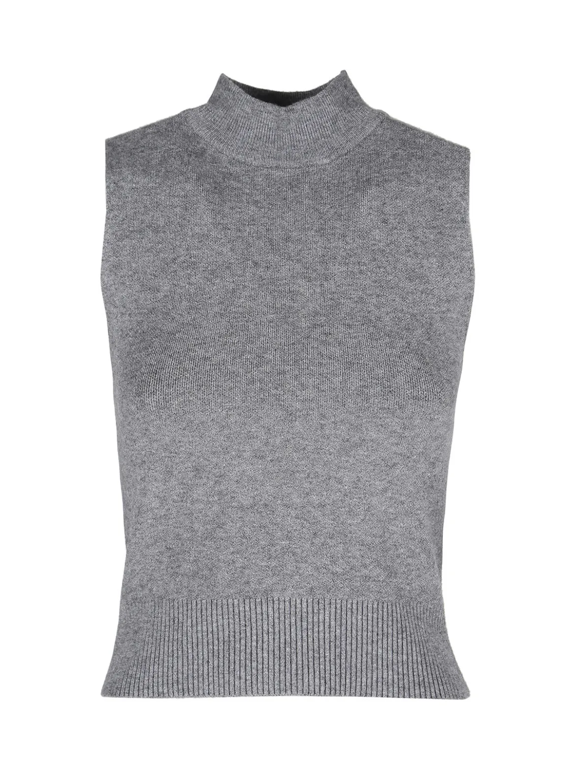 Solada Top donna smanicato in maglia