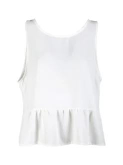 Solada Top donna tinta unita - bianco