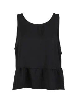 Solada Top donna tinta unita - nero