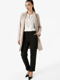 Solada Trench impermeabile da donna con bottoni - beige