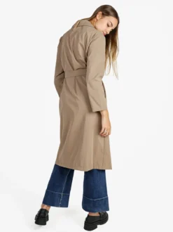 Solada Trench lungo da donna a doppiopetto - cammello