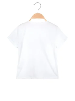 Solada T-shirt da bambina con scritta brillantinata