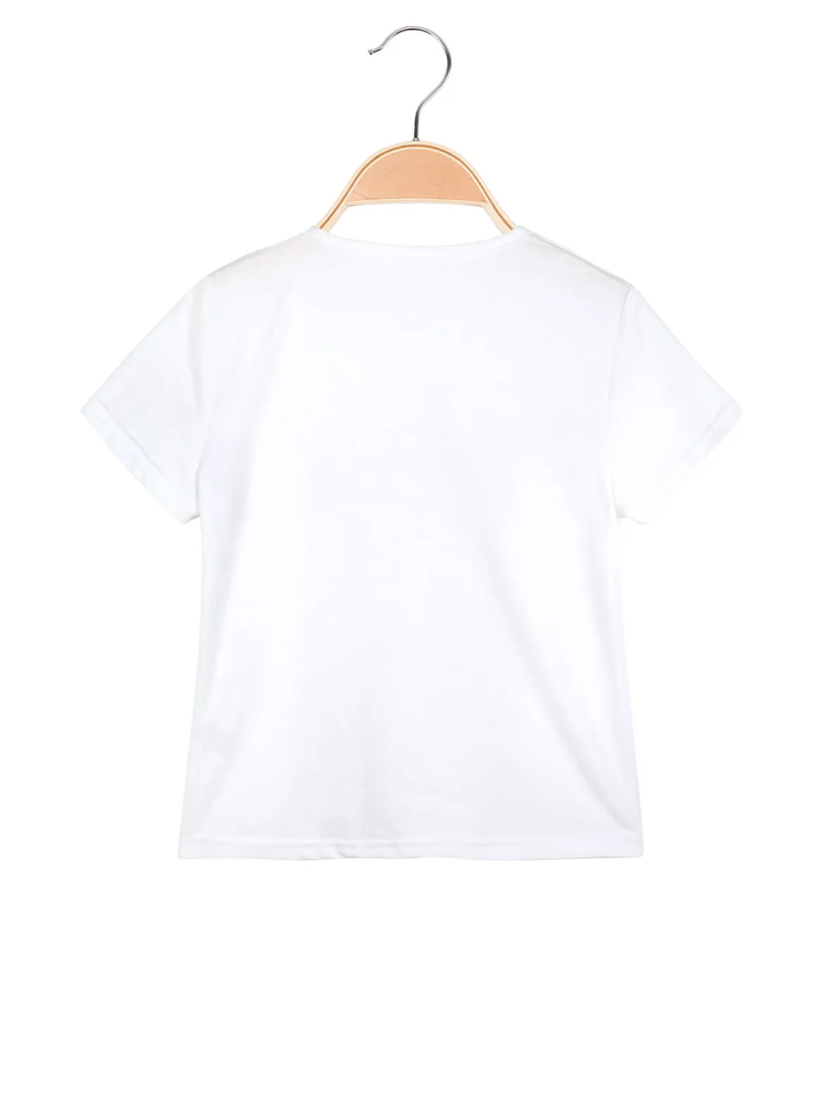 Solada T-shirt da bambina con scritta brillantinata