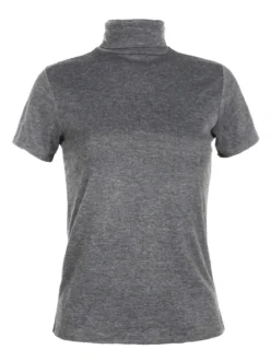 Solada T-shirt dolcevita da donna in tinta unita