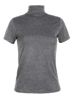 Solada T-shirt dolcevita da donna in tinta unita