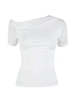 Solada T-shirt donna con scollo drappeggiato