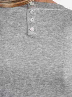 Solada T-shirt donna girocollo a maniche lunghe - grigio