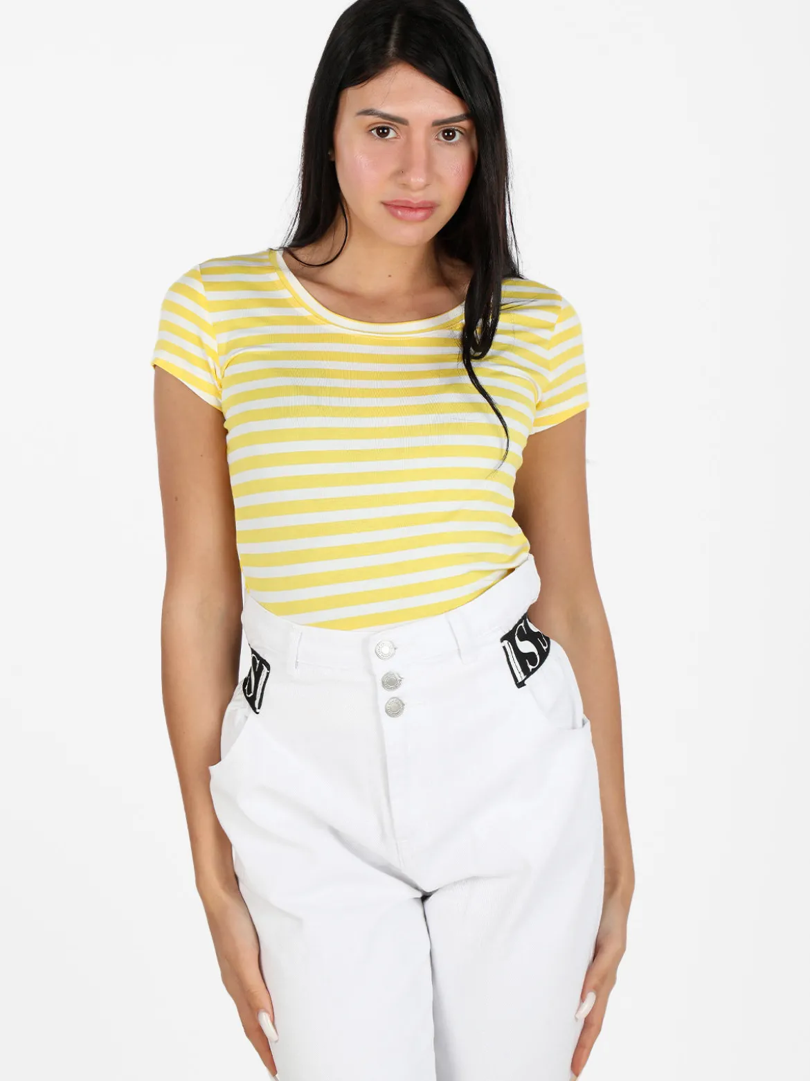 Solada T-shirt donna girocollo a righe