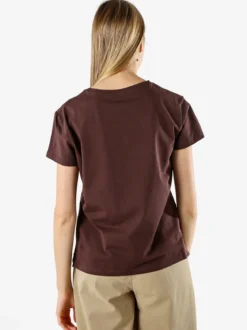Solada T-shirt donna in cotone con stampa - moro