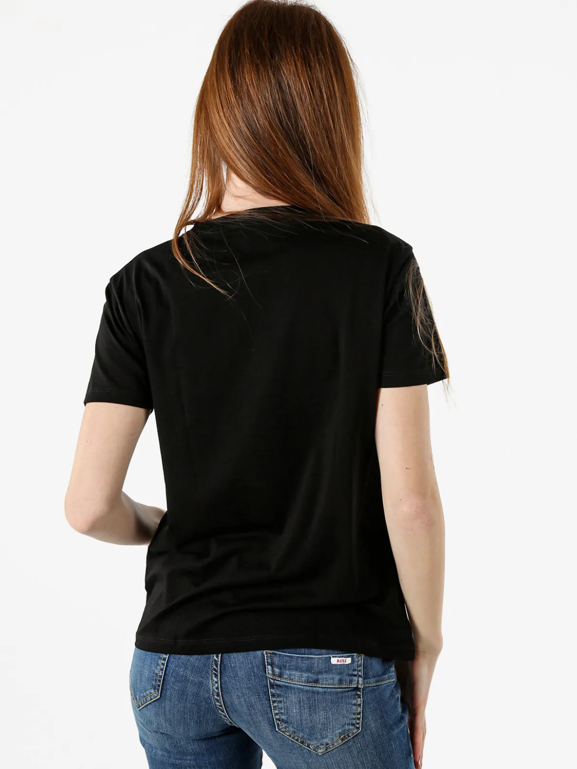 Solada T-shirt donna in cotone con stampa orsacchiotti e strass - nero