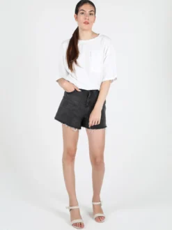 Solada T-shirt donna in cotone con taschino
