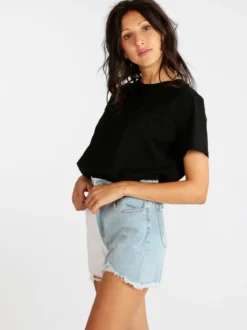 Solada T-shirt donna in cotone monocolore