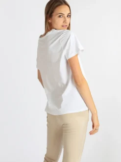 Solada T-shirt donna in cotone monocolore
