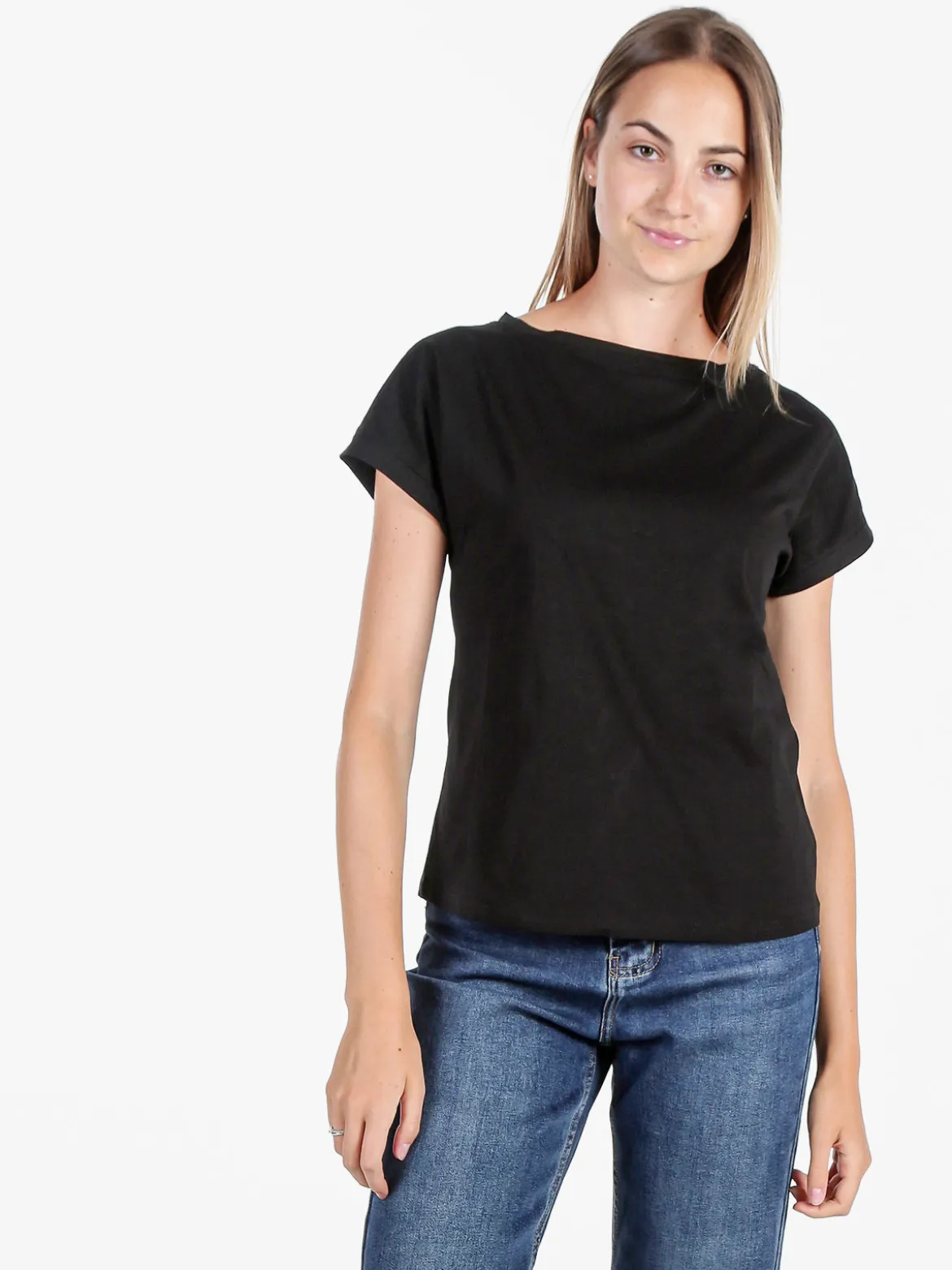 Solada T-shirt donna in cotone - nero
