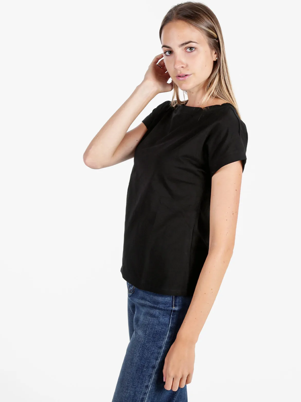 Solada T-shirt donna in cotone - nero