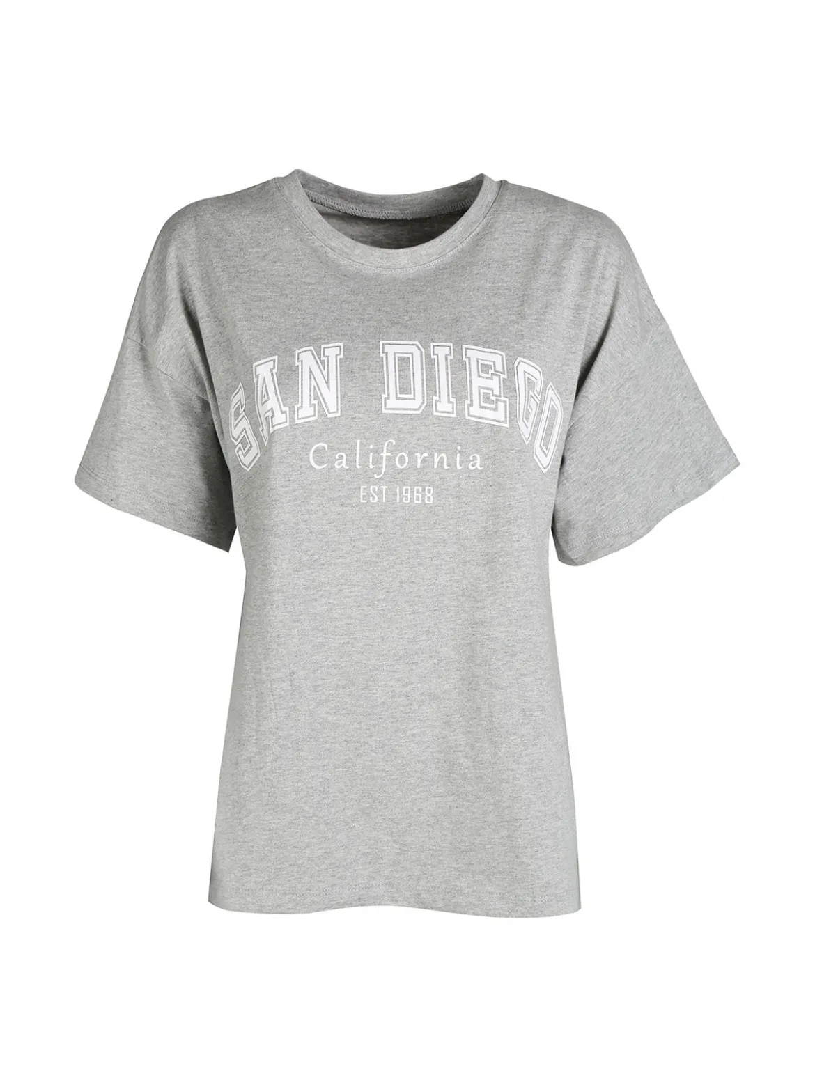 Solada T-shirt donna oversize con stampa scritta