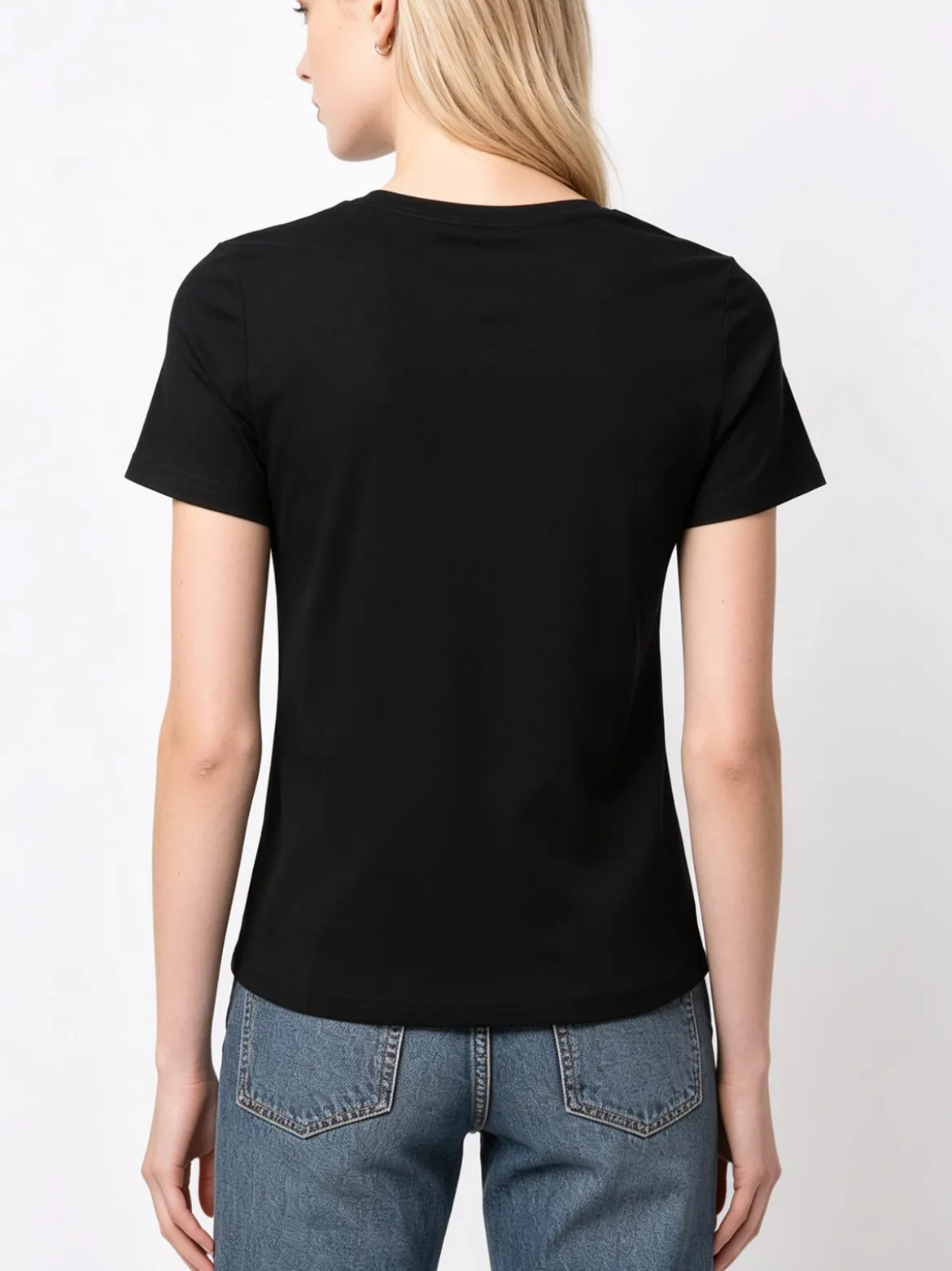 Solada T-shirt girocollo da donna - nero