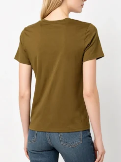Solada T-shirt girocollo da donna - oliva