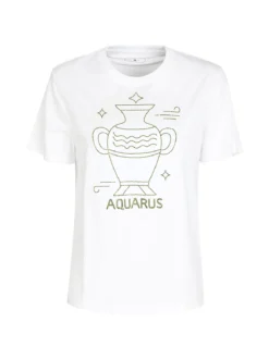 Solada T-shirt manica corta donna segno zodiacale Acquario