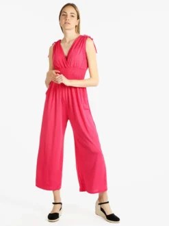 Solada Tuta jumpsuite donna con scollatura a V