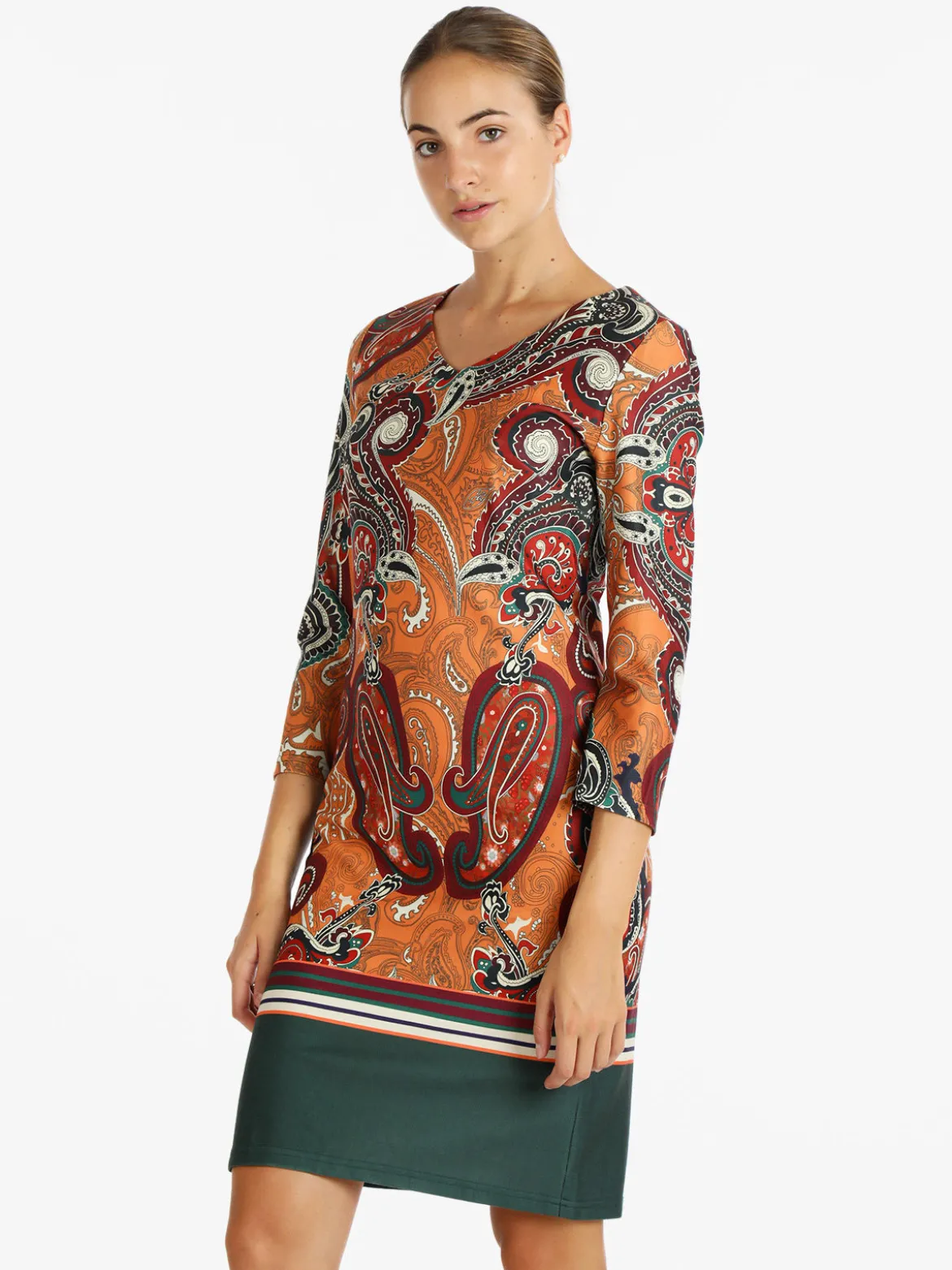 Solada Vestito con stampa donna manica lunga