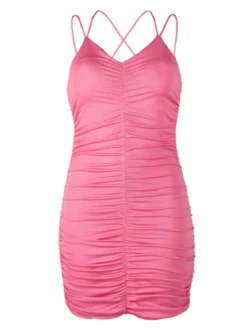 Solada Vestito corto da donna incorciato dietro