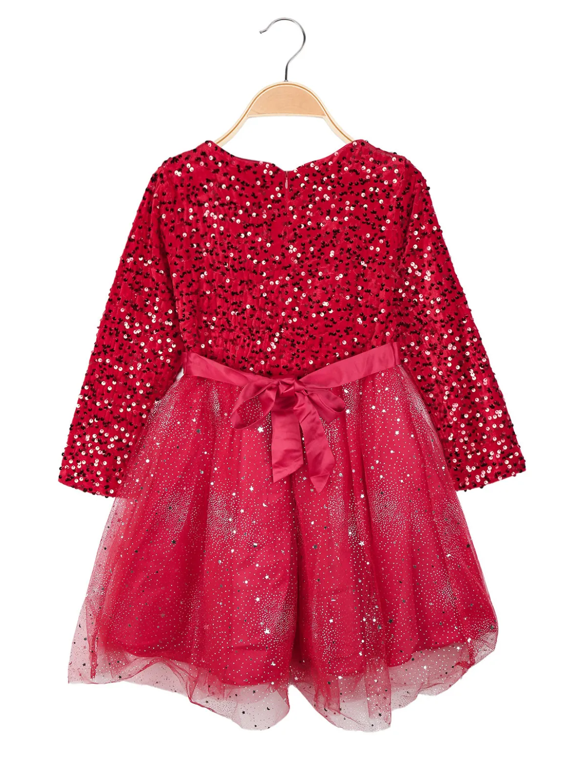 Solada Vestito da bambina elegante con paillettes e gonna in tulle