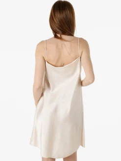 Solada Vestito da donna con spalline sottili e scollo a cascata - beige