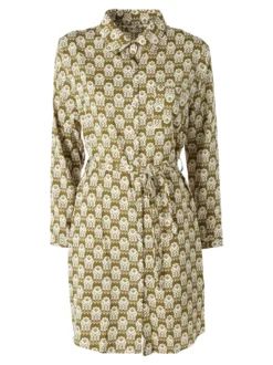 Solada Vestito donna a camicia con maniche lunghe - militare