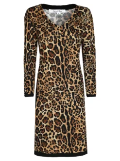 Solada Vestito donna con stampa animalier