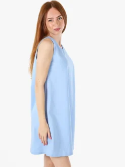Solada Vestito donna svasato senza maniche - azzurro