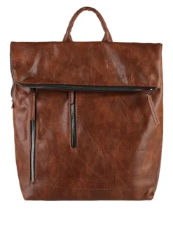 Solada Zaino donna porta pc in ecopelle - marrone