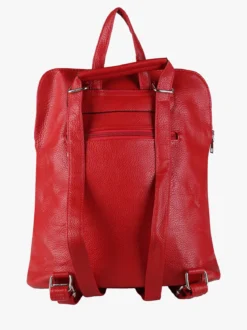 Solada Zaino in ecopelle da donna - rosso