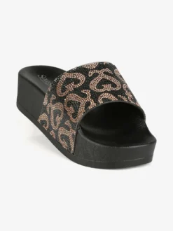 Solo Soprani Ciabatte donna con platform e strass