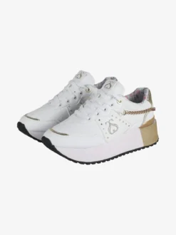 Solo Soprani DEBORA LEATHER Sneakers donna con flatform e catena