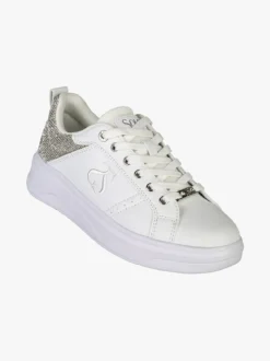 Solo Soprani Sneakers donna con strass e suola alta