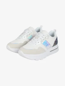 Solo Soprani Sneakers donna glitter con platform