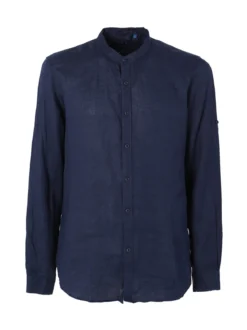 S.O.S Store Of Shirt Camicia in lino da uomo a maniche lunghe