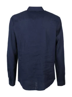S.O.S Store Of Shirt Camicia in lino da uomo a maniche lunghe