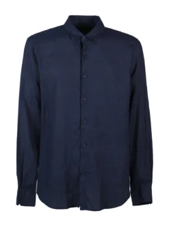 S.O.S Store Of Shirt Camicia in lino da uomo a maniche lunghe