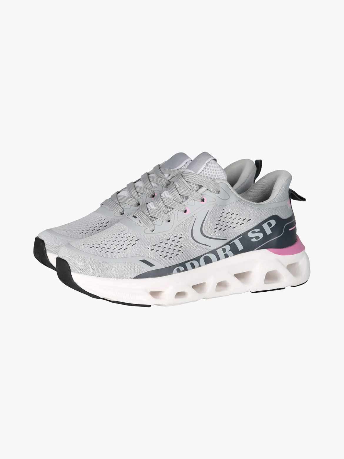 Sport Sneakers donna sportive in maglia - grigio